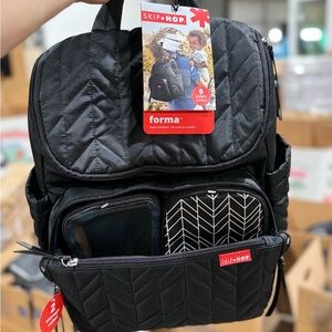 Skip Hop Forma Diaper Bag Backpack - Black